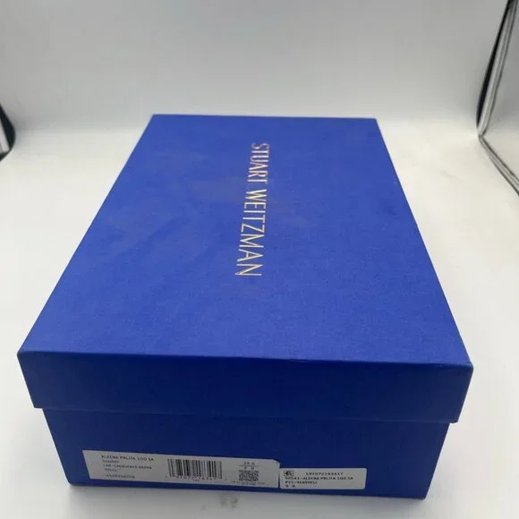 Stuart Weitzman Aleena Pearlita 100 High Heel Sandals - Picture 6 of 6